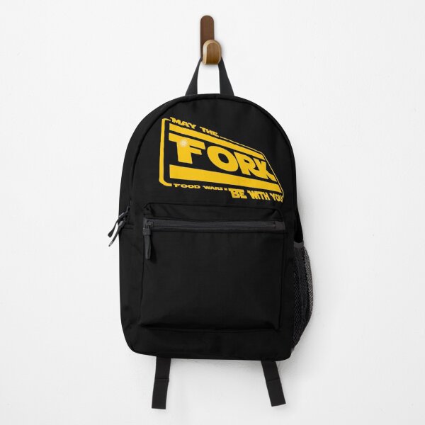 Item preview, Food Wars: May The Fork Be With You Logo (Angled) designed and sold by Visual Resolutions.