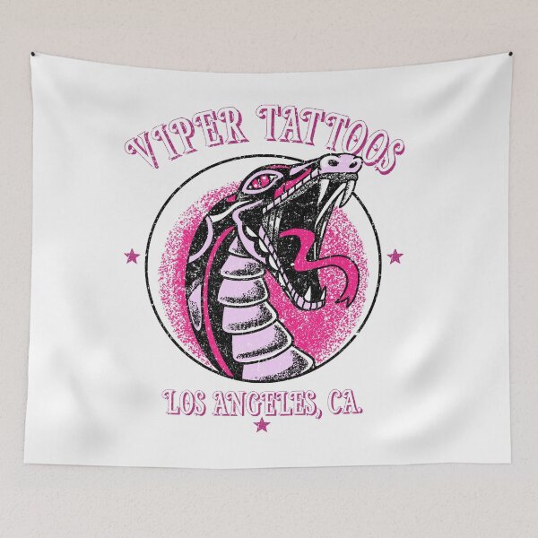 Item preview, Viper Tattoo, Los Angeles Tattoo Studio Snake Logo designed and sold by Proverbial Wisdom Design.