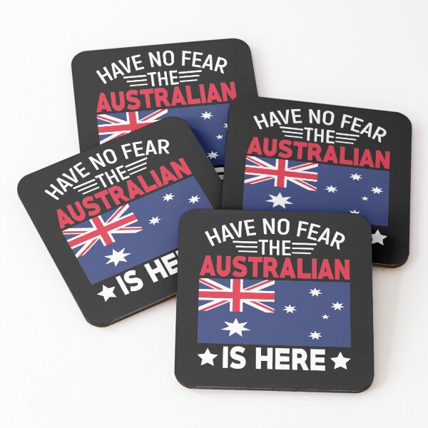 Item preview, Have No Fear The Australian Is Here  Patriotic Design designed and sold by obedtheartist.