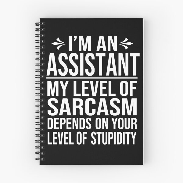Item preview, assistant saying funny assistant gift designed and sold by alaechamlal.