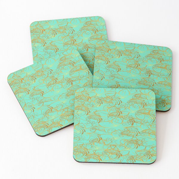 Item preview, Golden Hibiscus ( Light Green) designed and sold by irisonline.