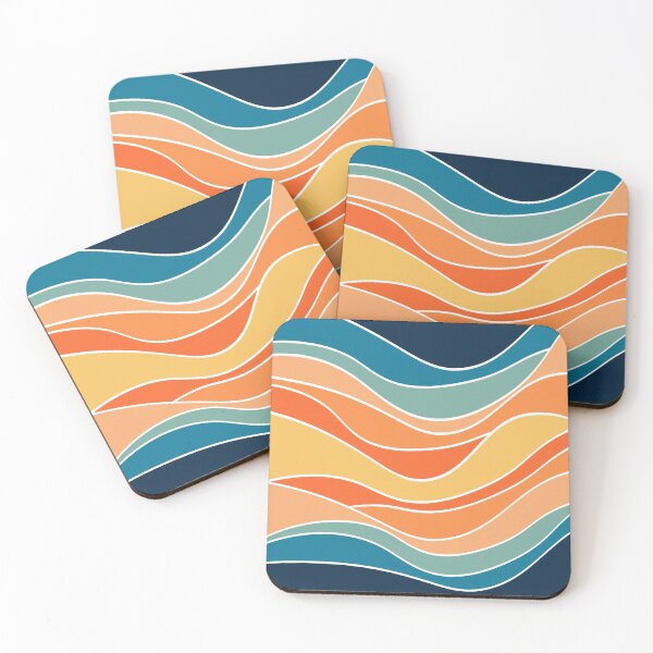 Item preview, Multicolor retro waves designed and sold by BattaAnastasia.