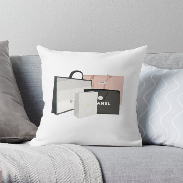 Grey chanel pillow  Chanel, Pillows, Shopping chanel