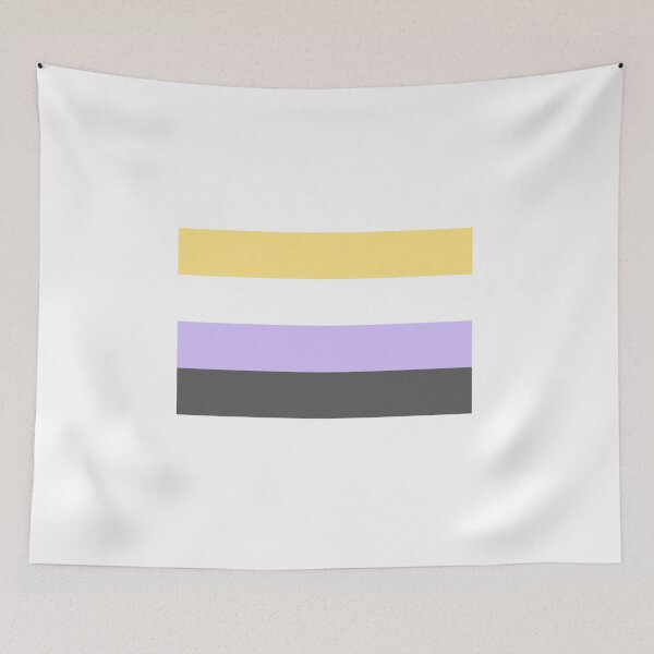 Item preview, pastel non-binary flag designed and sold by sophiesversion.