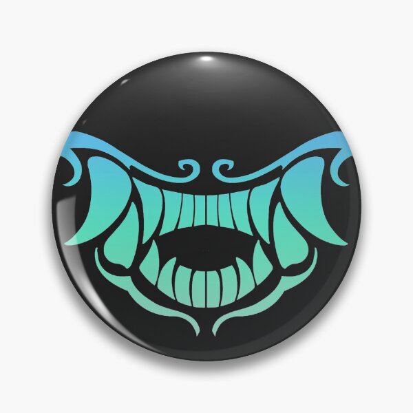 Item preview, Fangs - Onimask (cyan) designed and sold by AleKoi.
