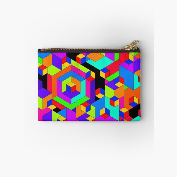 Item preview, Geometric Cubist Block Nightmare designed and sold by Amanda Lucas.