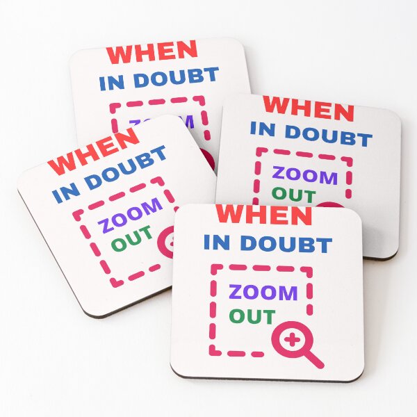 Item preview,  When In Doubt Zoom Out designed and sold by BhavyaBathla.