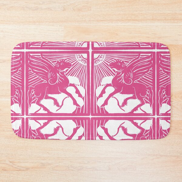 Item preview, Embrace Virtue -Dark Pink and White Magical Pegasus Winged Horse designed and sold by SpiritGifts.