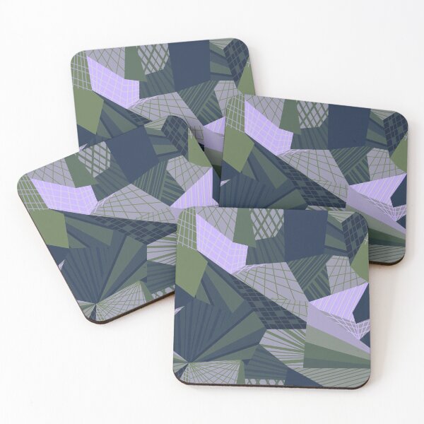 Item preview, Geometric Dark Cityscape  designed and sold by Squarebird.