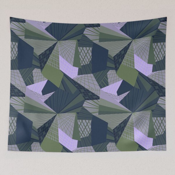 Item preview, Geometric Dark Cityscape  designed and sold by Squarebird.