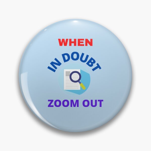 Item preview,  When In Doubt Zoom Out designed and sold by BhavyaBathla.