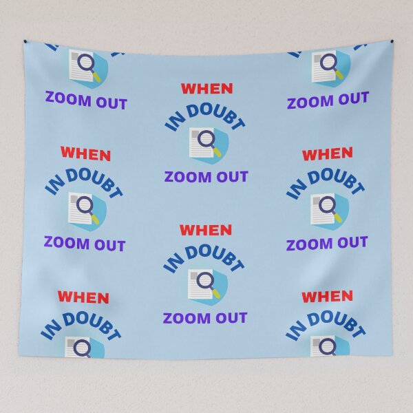 Item preview,  When In Doubt Zoom Out designed and sold by BhavyaBathla.