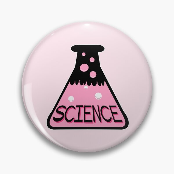 Item preview, Pink Science Flask with outline designed and sold by Neuro-Nerdom.