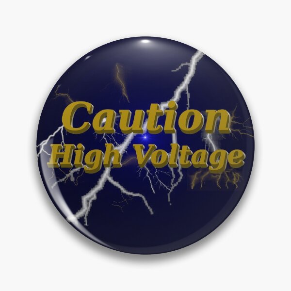 Item preview, Caution High Voltage Label designed and sold by OnigiriDoctor.