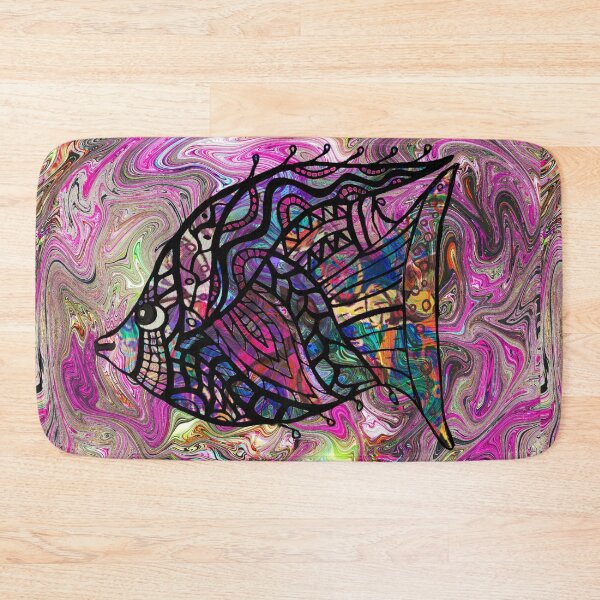 Item preview, Psychedelic fish designed and sold by Elmanji.