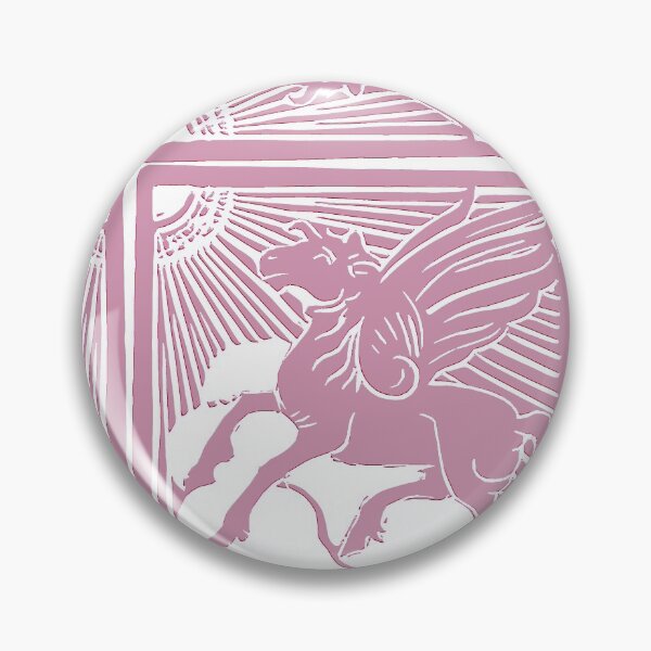 Item preview, Embrace Virtue - The Magical Pink Shade and White Pegasus Winged Horse  designed and sold by SpiritGifts.