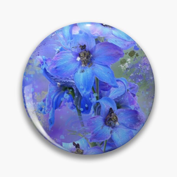 Item preview, Delightful Delphiniums Mixed Media  designed and sold by OByD.