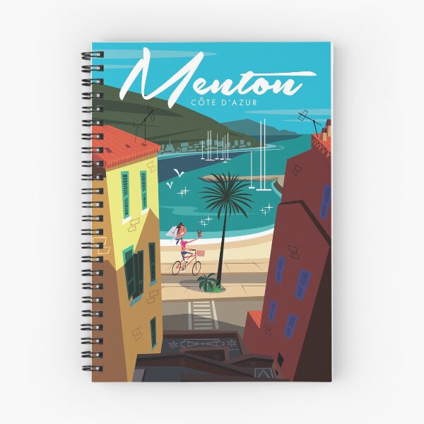 Item preview, Menton poster designed and sold by Gary Godel.