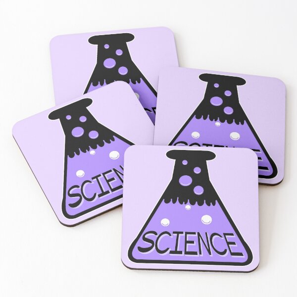 Item preview, Purple Science Flask with outline designed and sold by Neuro-Nerdom.