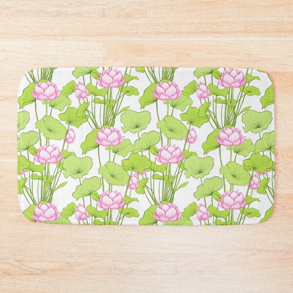 Item preview, Lotuses and leaves  designed and sold by ritusdesigns.