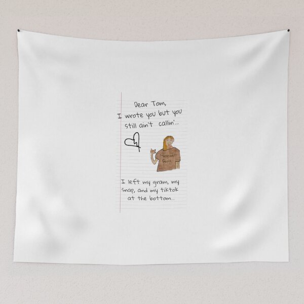 Item preview, tom macdonald letter designed and sold by FACELESS MONKEY.