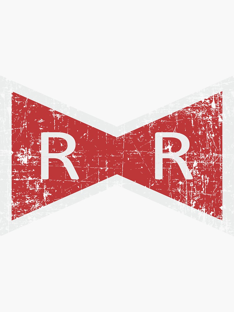 "Red Ribbon Army Logo vintage effect" Sticker for Sale by JiuJiuArts