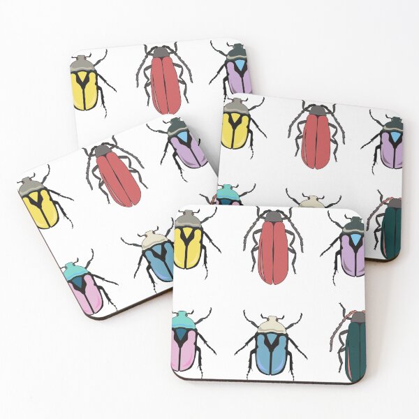 Item preview, colorful beetles designed and sold by IncognitobyE.