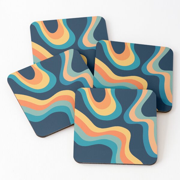 Item preview, Multicolor retro waves designed and sold by BattaAnastasia.