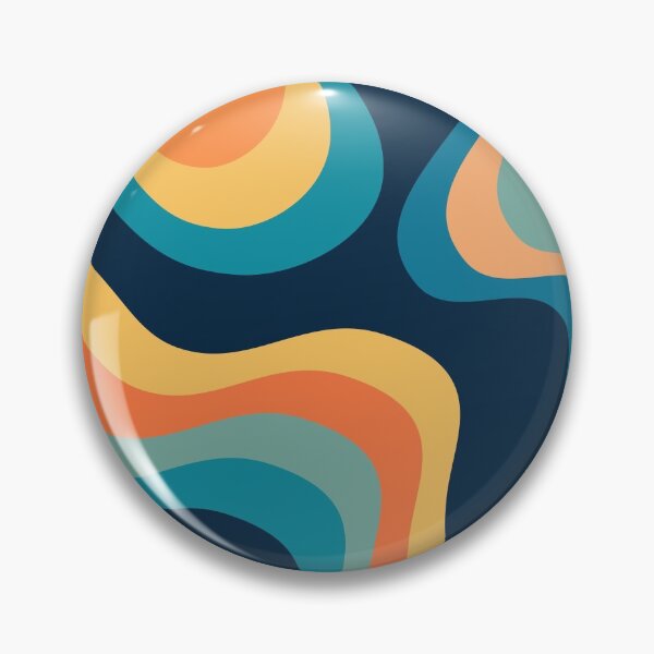 Item preview, Multicolor retro waves designed and sold by BattaAnastasia.