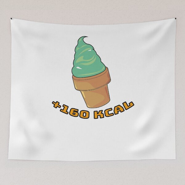 Item preview, +++CKAL - Ice cream +160 KCAL designed and sold by holyjoshartwork.