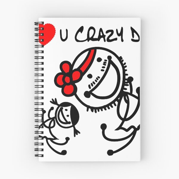 Item preview, DAD AND FATHERS DAY - I love you crazy dad 2 designed and sold by KHAOTICSHOP.