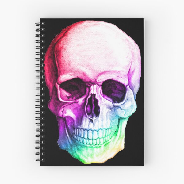Item preview, Trendy watercolor skull designed and sold by BooPooBeeDooArt.