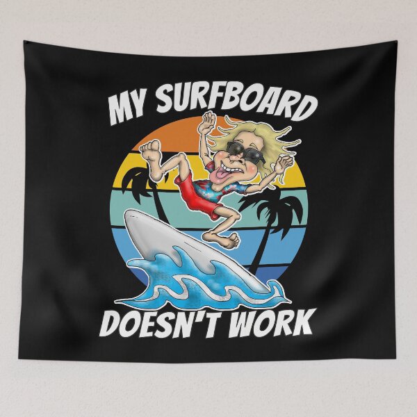 Item preview, My First Surfboard Funny Summer Surf designed and sold by Status71.