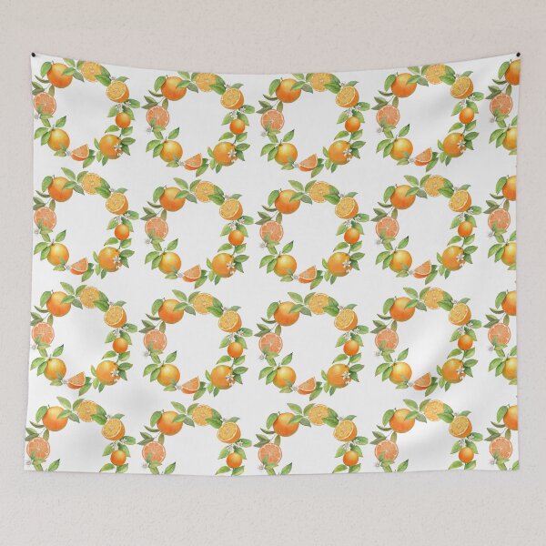 Item preview, watercolor orange designed and sold by FineartLab.