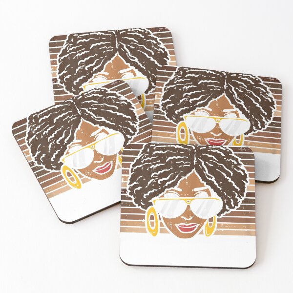 Aperçu de l'œuvre Mélanine Afro Femme Lunettes De Soleil Noir Fierté Filles Femmes Cadeau créée et vendue par JohnWikim.