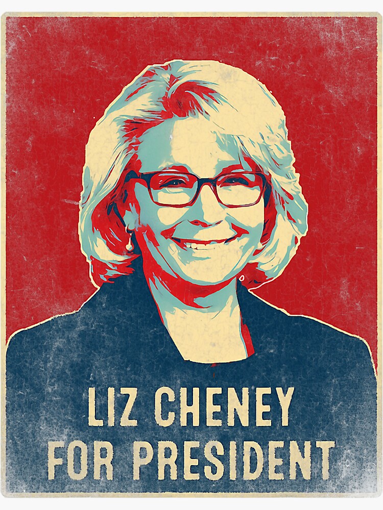 "Liz Cheney For President 2024" Sticker for Sale by Saniya2354 Redbubble