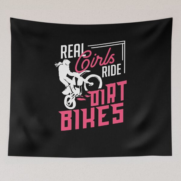 Item preview, real girls ride dirt bikes designed and sold by whatsyokidswear.