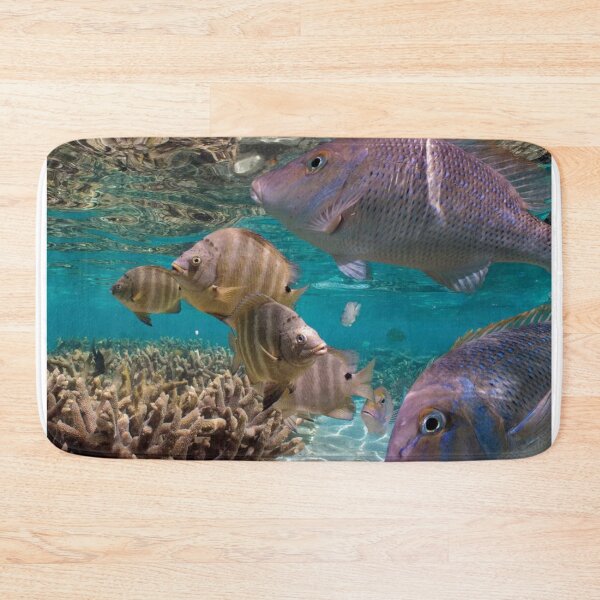 Item preview, Snapper And Blackspot Sergeant School Ningaloo Reef Australia designed and sold by PatriciaHope.