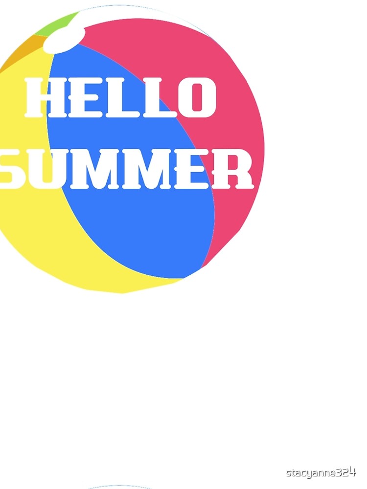Discover Summer Hello Summer Beach Ball Leggings