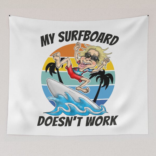 Item preview, My First Surfboard Funny Summer Surf designed and sold by Status71.