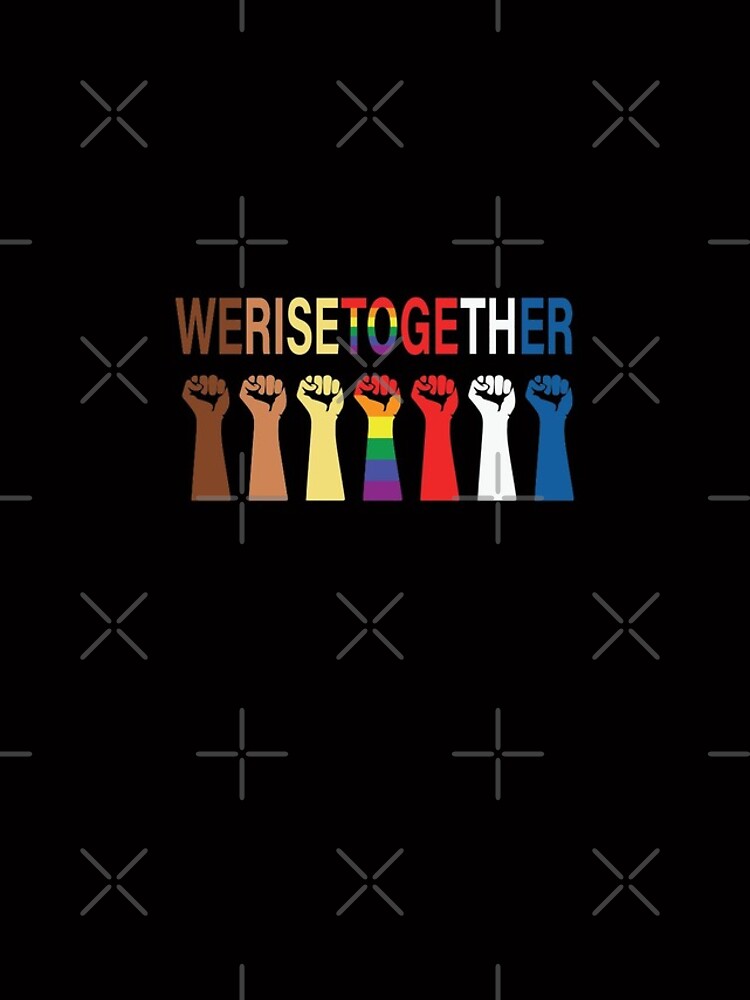 Thumbnail 4 of 4, iPhone Case, We Rise Together Intersectional Design designed and sold by JellyAF.