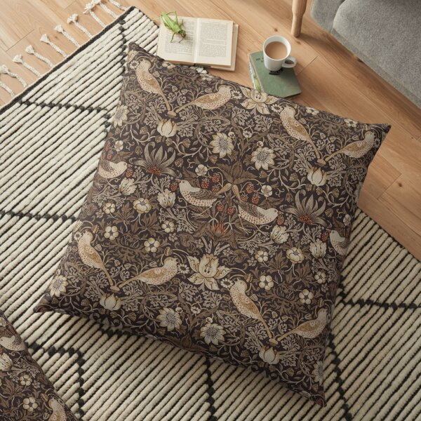 William Morris - Erdbeerdieb Bodenkissen