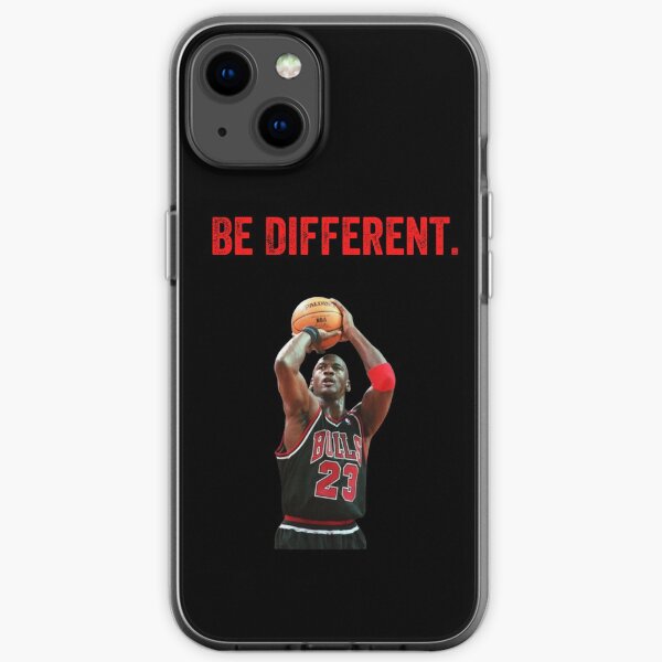Sois différent. Michael Jordan. Coque souple iPhone