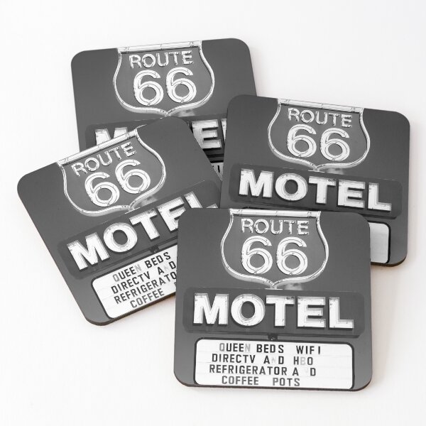 Item preview, Black Arizona Series - Historic Route 66 Motel designed and sold by Philippe HUGONNARD.