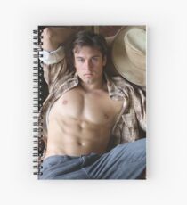 TEXAS COWBOY BY JEFF BREWSTER 4 Spiral Notebook