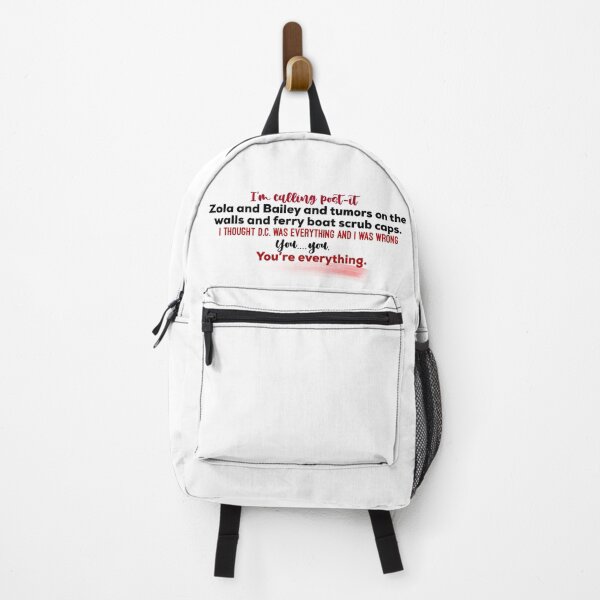 Greys anatomy backpack online