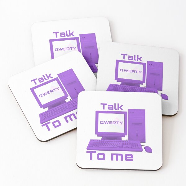 Item preview, Talk Qwerty to me  designed and sold by Modern-Mutt.