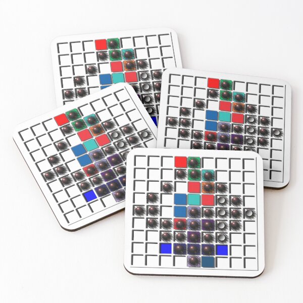 Item preview, Lattice, Corona, (324) (blue, green, red,) Decorative, Digital, Colorful, Abstract, designed and sold by Paszkan.
