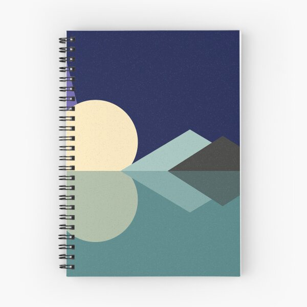 Item preview, Geometric landscape generative art poster illustration designed and sold by IuriiVlasenko.