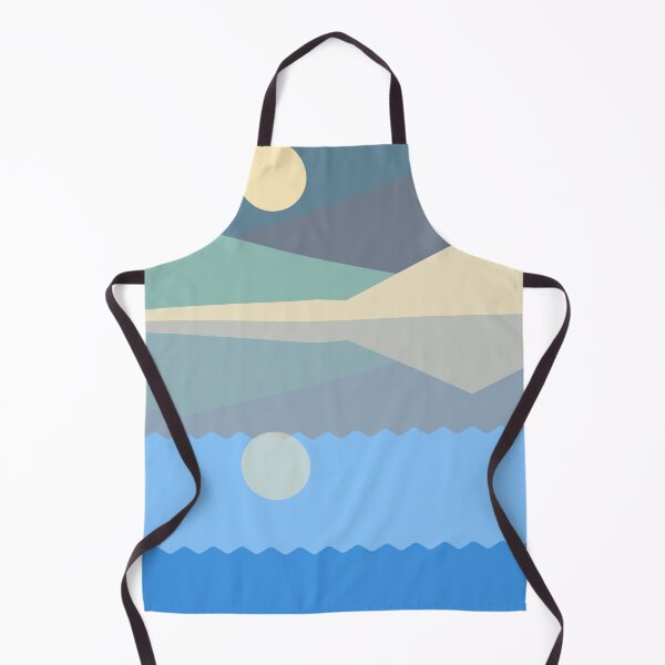 Item preview, Geometric landscape generative art poster illustration designed and sold by IuriiVlasenko.